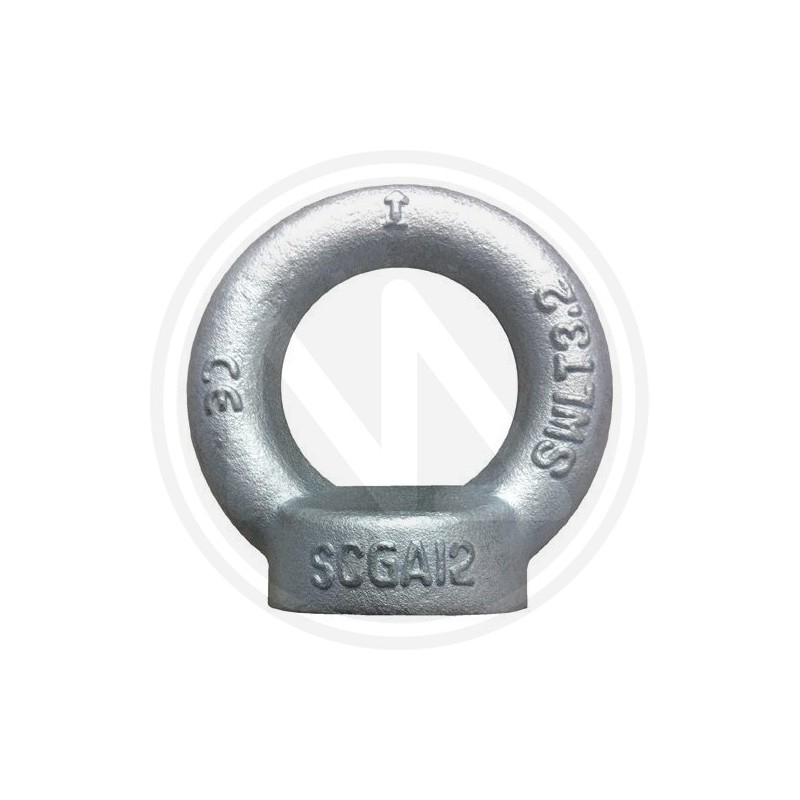 eye nut-zinc DIN582 C15E