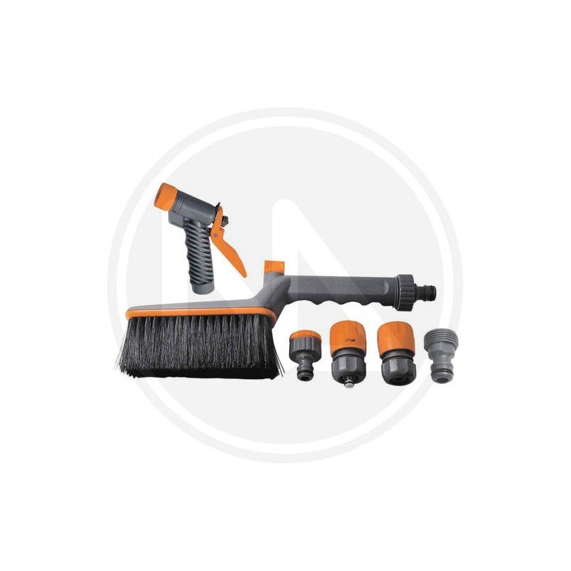 gun and spray brush set 4 pcs papillon