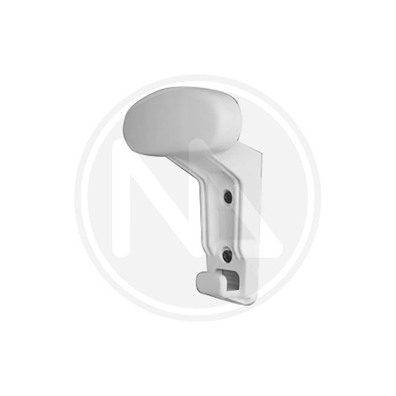 white PLASTIC COAT HANGER