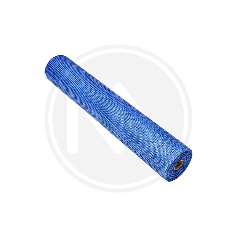 BLUE MESH FOR BUILDING FIBERGLASS 10X10 MM. MAURER