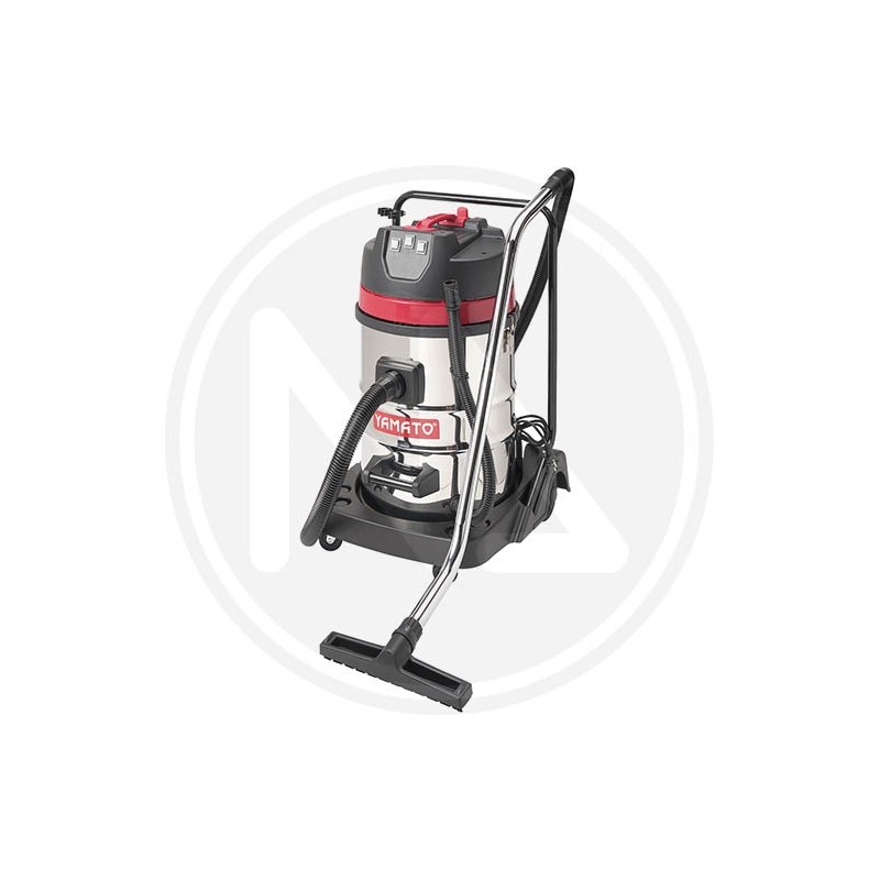 STAINLESS STEEL VACUUM CLEANER "1,2/70 3 POWER" 70 LT. YAMATO