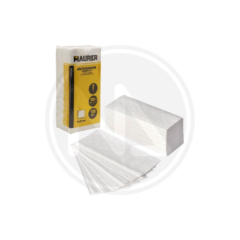 2 PLY FOLDED TOWELS IN BOX 150 PCS MAURER 2 PLY FOLDED TOWELS IN BOX 150 PCS MAURER
