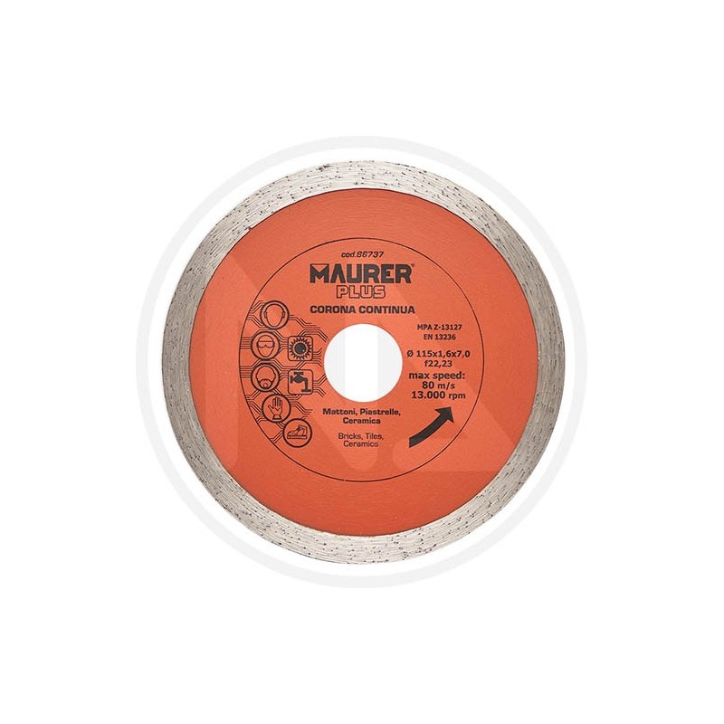 Diamond blade continuos core (EX 86737) maurer plus