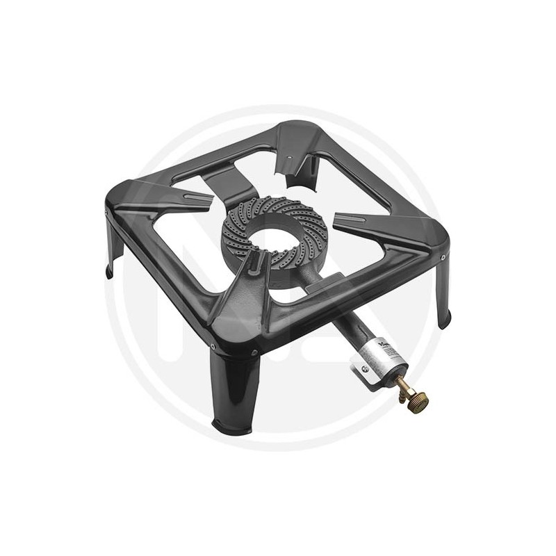 big CAST painted steel GAS BURNER PAPILLON
