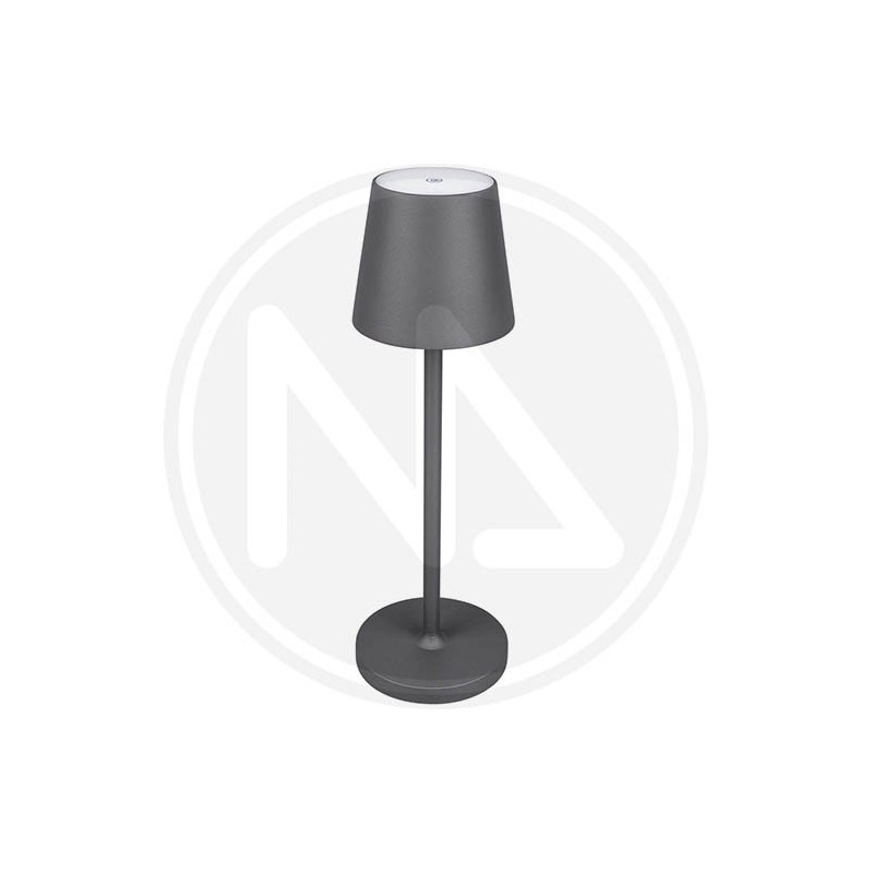 LAMPADA DA TAVOLO TOUCH DIMMERABILE NERA papillon