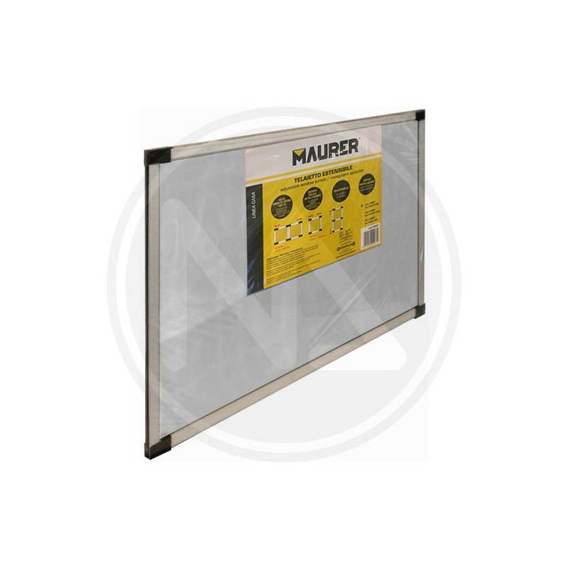 GRAY MOSQUITO SCREEN WITH EXTENSIBLE ADJUSTABLE FRAME maurer