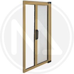 ZANZARIERA A RULLO IN KIT BRONZO ORIZZONTALE maurer
