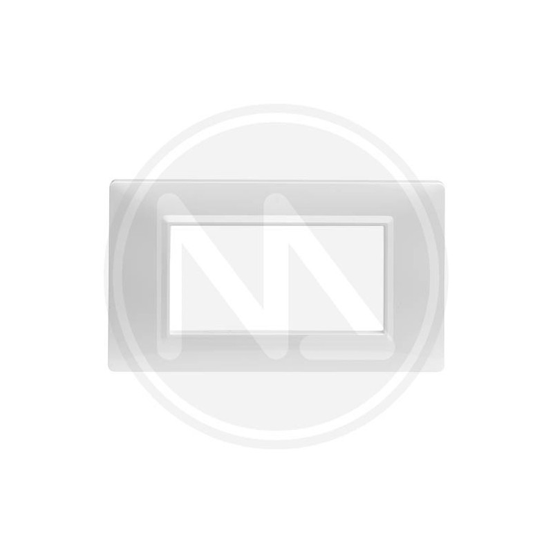 COPRINTERRUTTORE LINEA DELIGHT 4 POSTI BIANCO maurer