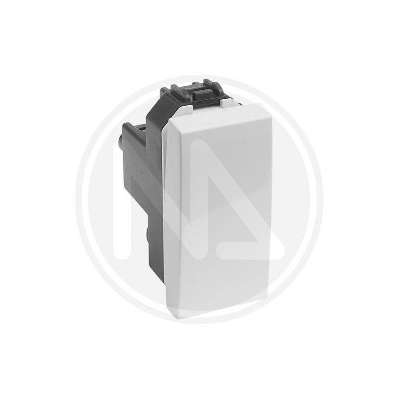 INTERRUTTORE UNIPOLARE LINEA DELIGHT BIANCO MAURER