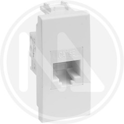 PRESA DATI-VOCE LINEA DELIGHT BIANCO lucido maurer