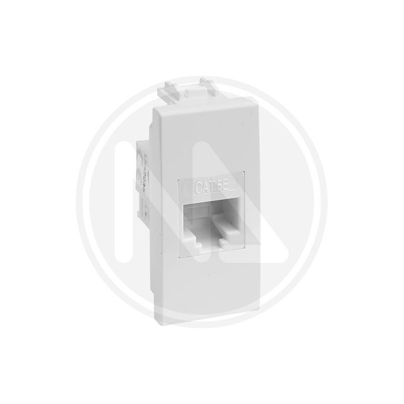 PRESA DATI-VOCE LINEA DELIGHT BIANCO lucido maurer