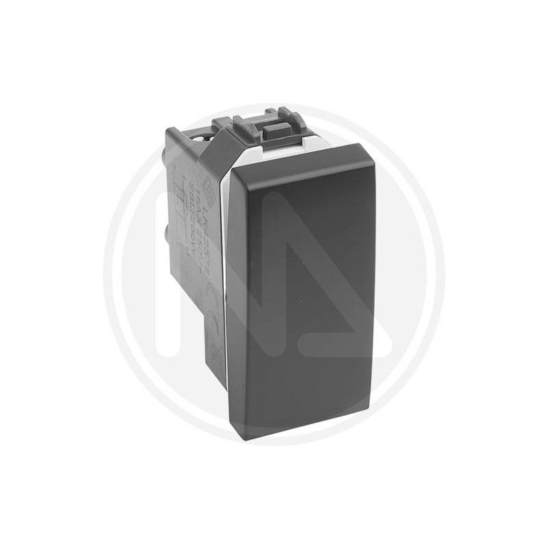 INVERTITORE UNIPOLARE LINEA DELIGHT NERO MAURER