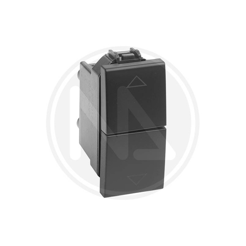 BLACK DUAL PUSH BUTTON FOR ROLLER SHUTTER delight LINE maurer