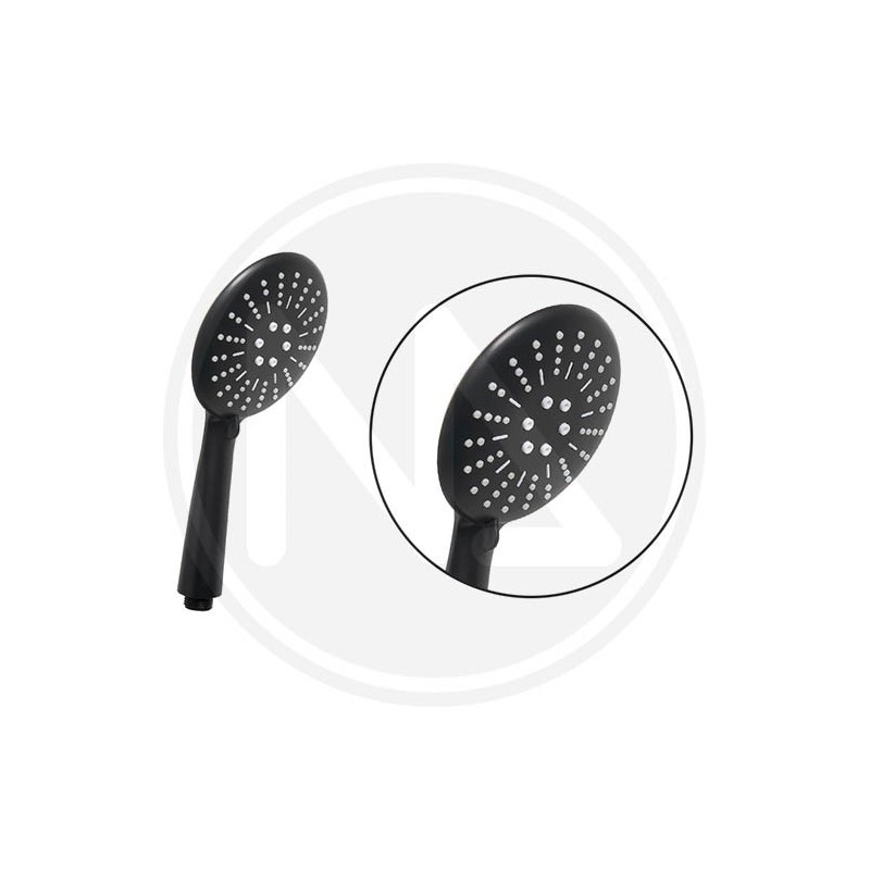 SHOWER HEAD WITH PUSH BOTTON "SOPHIE" MAURER